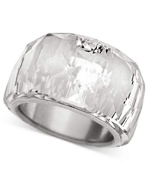 Lyst - Swarovski Crystal Ring in Natural