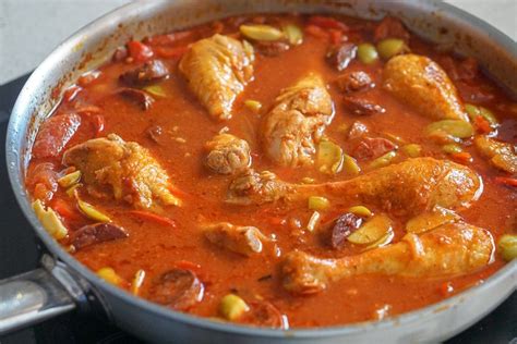 Easy Spanish Chicken and Chorizo Stew Recipe - Spanish Sabores