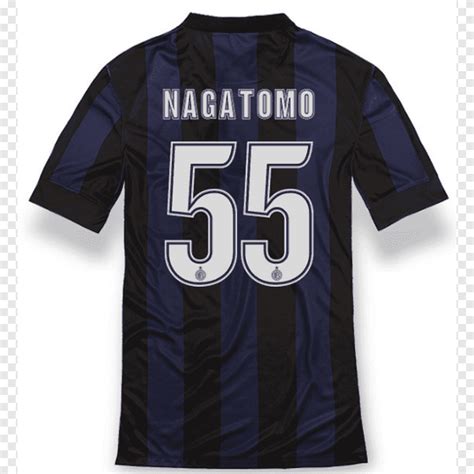 Интер Милан Серия А Футбол Джерси Юто Нагатомо, футбол, png | PNGEgg