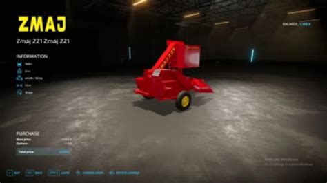 FS22 ZMAJ 221 Corn Picker v 1 0 0 0 Other Implements Mod für Farming