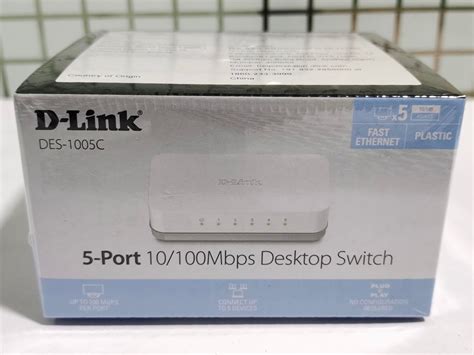 D-Link DES-1005C 5-Port Network Switch, – Rs.620 – LT Online Store