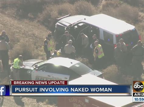 Naked Woman Steals Police Car In Arizona
