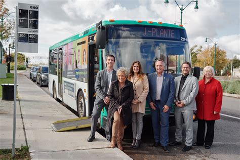 Exo exo inaugure la première ligne accessible de son réseau d autobus