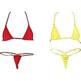 Micro Bikini Unlined G String See Through Sexy Tiny String Bikini Sets