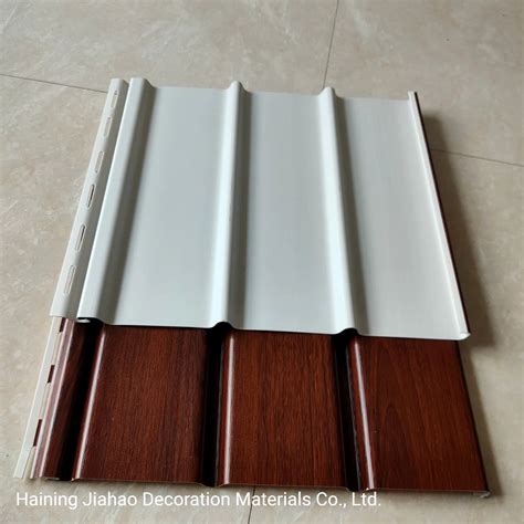 PVC Soffit for Roof Eave Decoration PVC Ceiling Panel Outdoor Ceiling ...