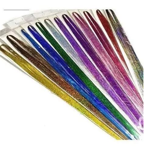 Extensiones De Glitter Gala Para Cabello Docenas Env O Gratis