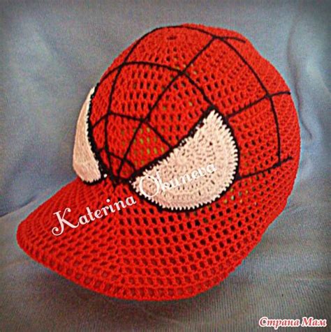Cap Spiderman | Crochet baby cap, Crochet hat pattern, Crochet hats