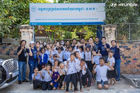 Fundraising & Charity Day of Hyundai Staff on 11.02.2023 - Hyundai Cambodia