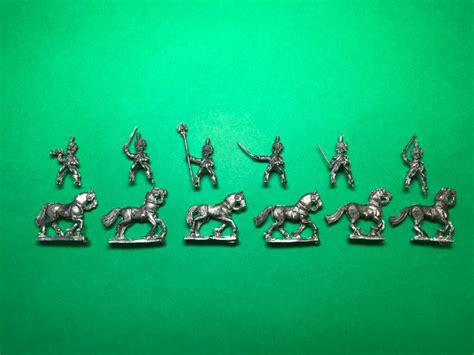 French Guard Chasseurs A Cheval 19th Century Miniatures