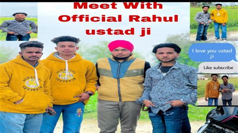 Meet With Official Rahul Ustad Jinu Milan Gay Se Ajnala To Batala I