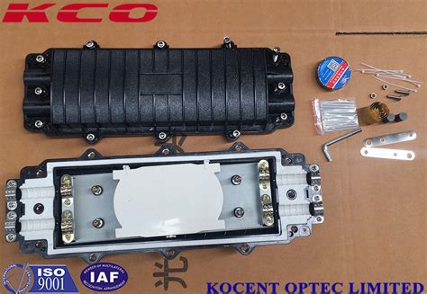 PC Material IP65 Fiber Optic Splice Closure KCO H2295 Inline Type 2 In