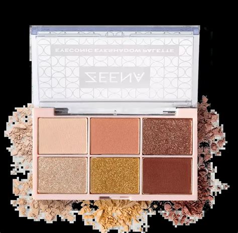 ZEENA Палетка теней Eyeconic Eyeshadow Palette Golden Nude г