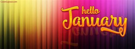 Hello January Facebook Cover Hello January Facebook Cover Fb Covers