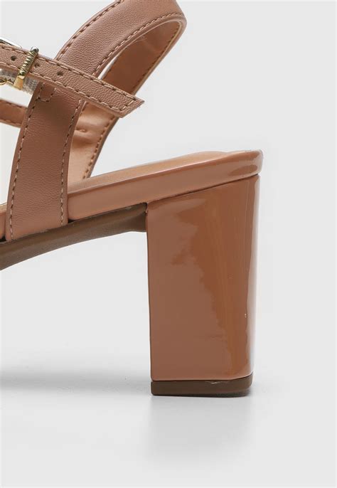 Sandália Vizzano Tiras Nude Compre Agora Dafiti Brasil