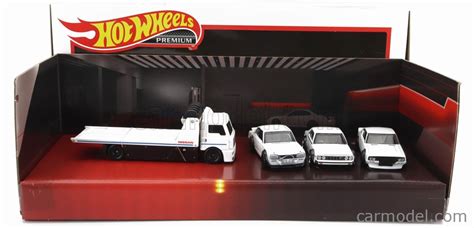 MATTEL HOT WHEELS GMH P Scale NISSAN SET X FLEETSTREET TRUCK CAR TRANSPORTER