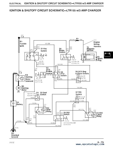 John Deere 160 Garden Tractor Starter Switch Wiring Diagram