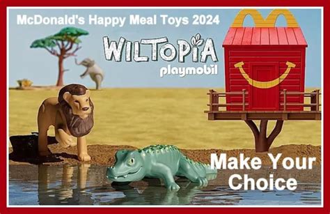 MCDONALD'S HAPPY MEAL 2024 WILTOPIA - PLAYMOBILE Brand new eco friendly ...