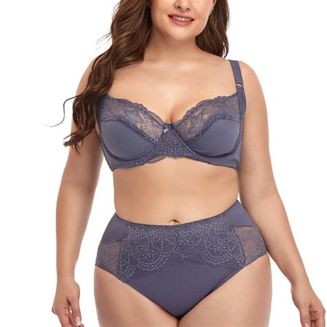 Plus Size Bras Set Panties Lace Unpadded Brassiere Women Sexy Lingerie Underwear Ebay