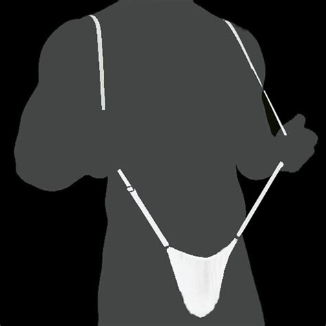 Mens Pouch Mankini Bikini Thong Adjustable Jockstrap Sexy T Back Underwear EBay