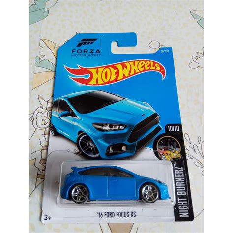 Jual Hot Wheels 16 Ford Focus RS Blue Forza Motorsport Shopee Indonesia
