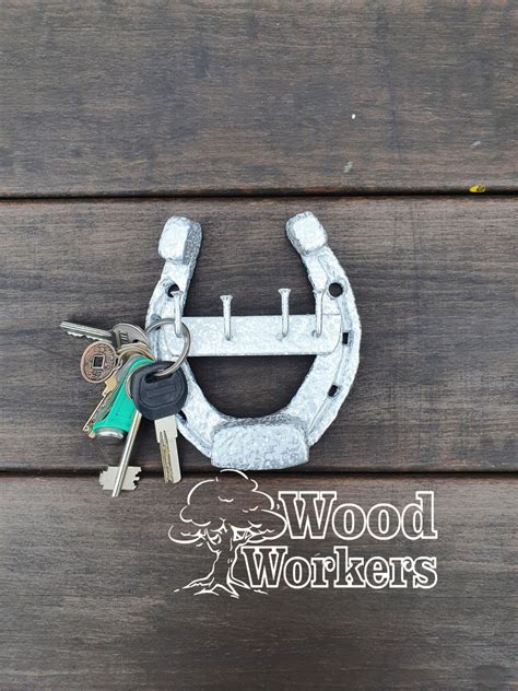 Подкова ключница Белая (SF0081) — WoodWorkers