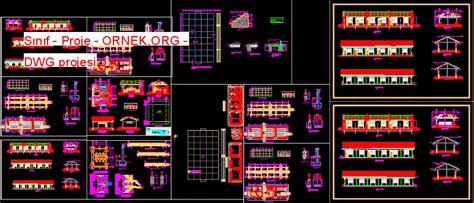 Proje Sitesi S N F Proje Autocad Projesi