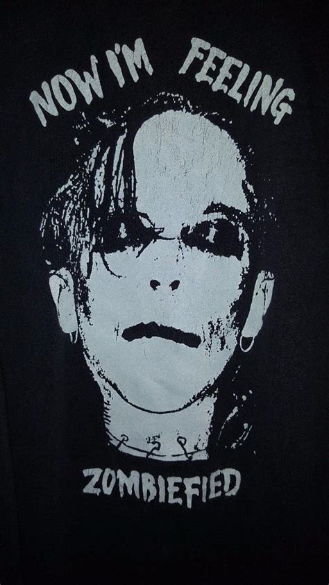 Alien Sex Fiend Rare Zombified Longsleeve Shirt Large Nik Fiend