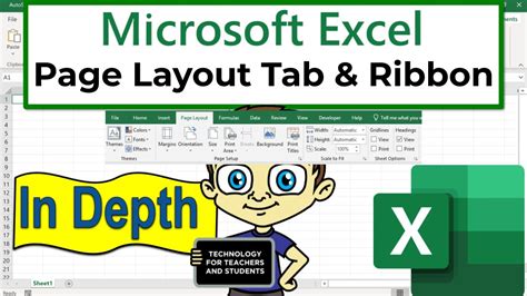 The Excel Page Layout Tab And Ribbon In Depth