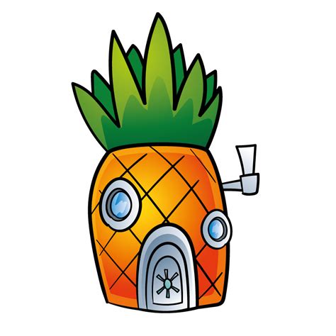 Spongebob pineapple house cartoon clipart free download