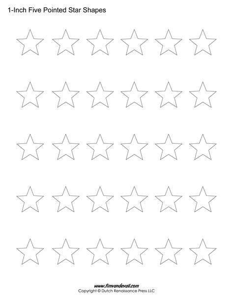 printable  pointed star templates blank shape pdfs