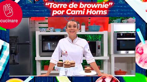 Torre De Brownie Por Camila Homs Para Cucinare TV YouTube