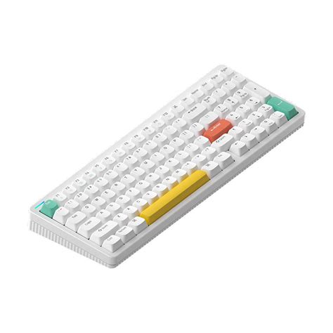 NuPhy Halo Hot Swap RGB Wireless Mechanical Keyboard White Brown Switches KBNPHALO WHBW