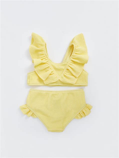 SARI Kız Bebek Bikini Takımı S CP Z FSH LCW