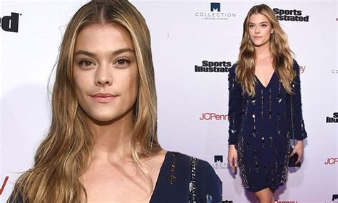 Nina Agdal Joins Fellow Bikini Models At Sports Illustrated S Fashionable 50 Event Daily Mail