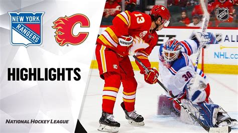 NHL Highlights Rangers Flames 1 2 20 YouTube