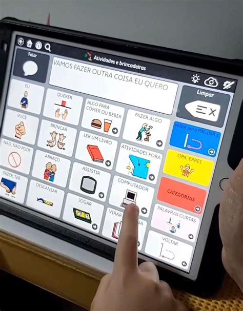 M E De Crian A Paralisia Cerebral Perde Ipad Especial Para Ele Se