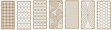 Premium Vector | Laser cut Vector Design for CNC Decorative stencil for laser cutting of wood panel