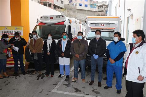 GOREPA ENTREGA AMBULANCIAS AL HOSPITAL DANIEL ALCIDES CARRIÓN PARA