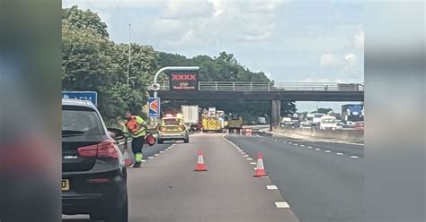 M6 Closed After Car Plunges From Bridge And Air Ambulance Rushes To