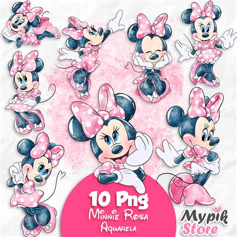 Desenho Minnie Rosa Png - 6