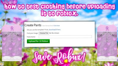 How To Try On Clothing Before Uploading It To Roblox YouTube