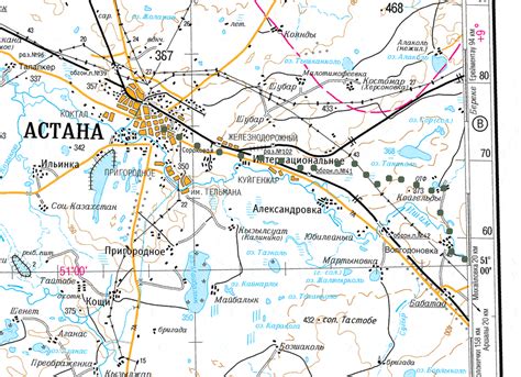 Карта подробная астаны