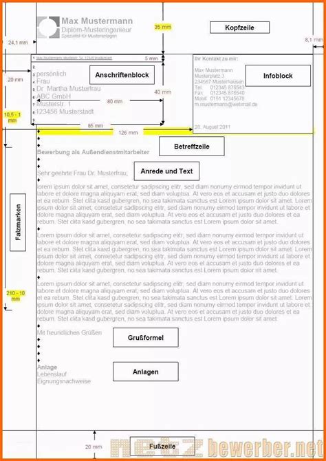 GeschãFtsbrief Aufbau Nach Din 5008 Financial Report