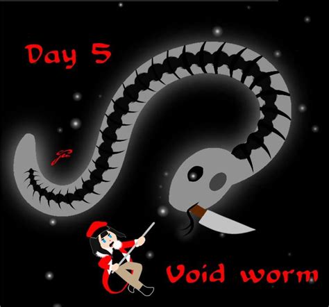 Artober Day 5 Void Worm Roriginalcharacter