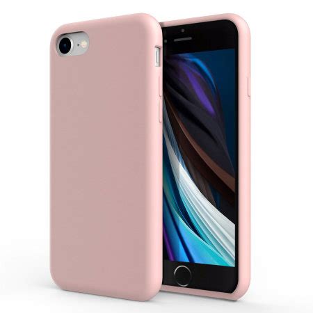 Olixar Soft Silicone Protective Pastel Pink Case For IPhone SE 2022 Avis