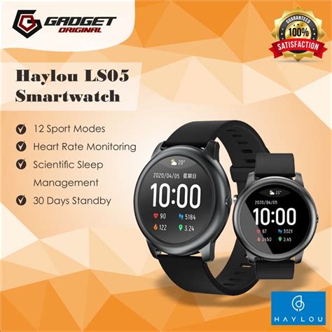 Jual Haylou LS05 Solar TFT Touch Screen Smartwatch IP68 Shopee Indonesia