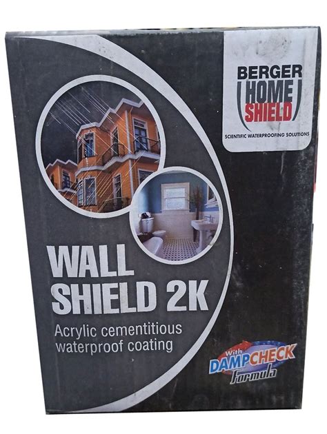 Berger Wall Shield 2K Acrylic Waterproof Coating 3kg At Rs 650 Kg In