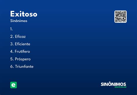 O Que Significa Exitoso - Exitoso - Significado e Sinônimo - escreva.ai
