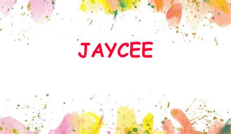 Jaycee Name Meaning