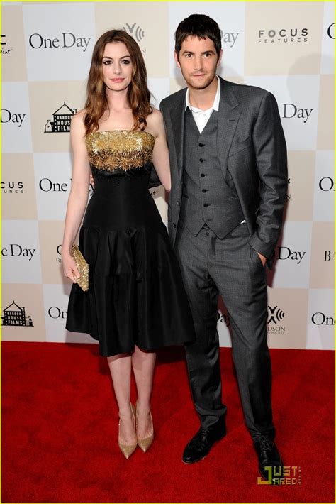 Photo Anne Hathaway Jim Sturgess One Day Premiere Nyc Photo